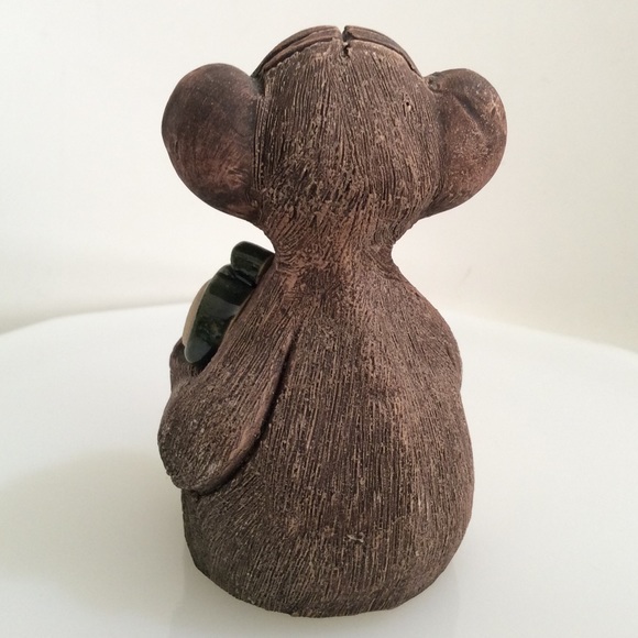 Vintage hand sculpted in Uruguay cheeky monkey - Picture 4 of 6